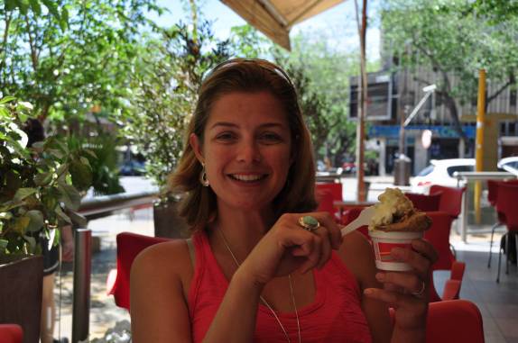 Sorvete para aguentar o calor em Mendoza, na Argentina